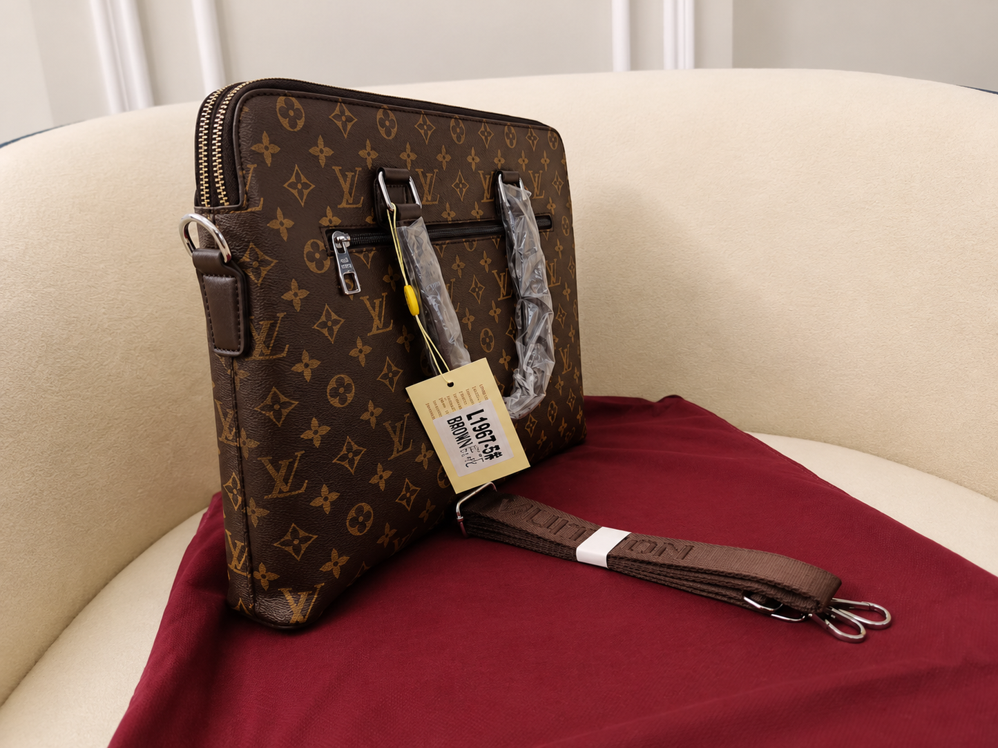 Louis Vuitton Monogram Executive Laptop Briefcase