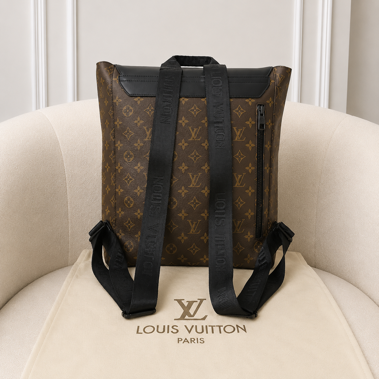 Louis Vuitton Monogram Flap Backpack