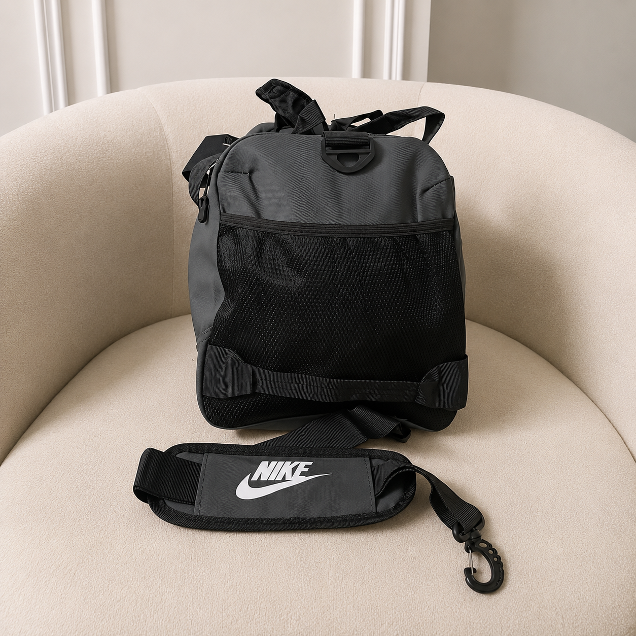Nike Training Duffel Bag – Charcoal Grey Edition