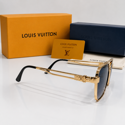 Louis Vuitton Signature Gold Aviator Sunglasses