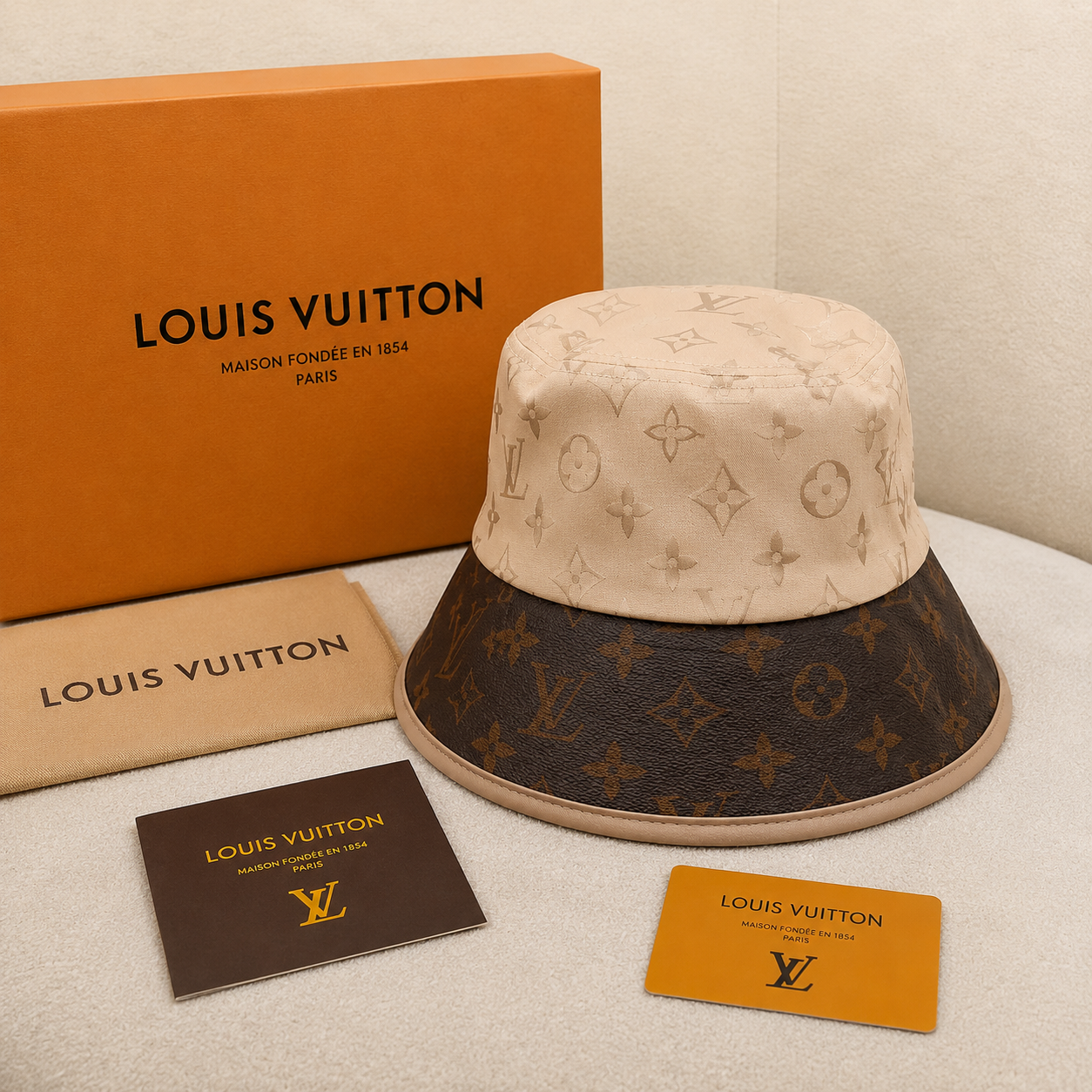 Louis Vuitton Monogram Reversible Bucket Hat