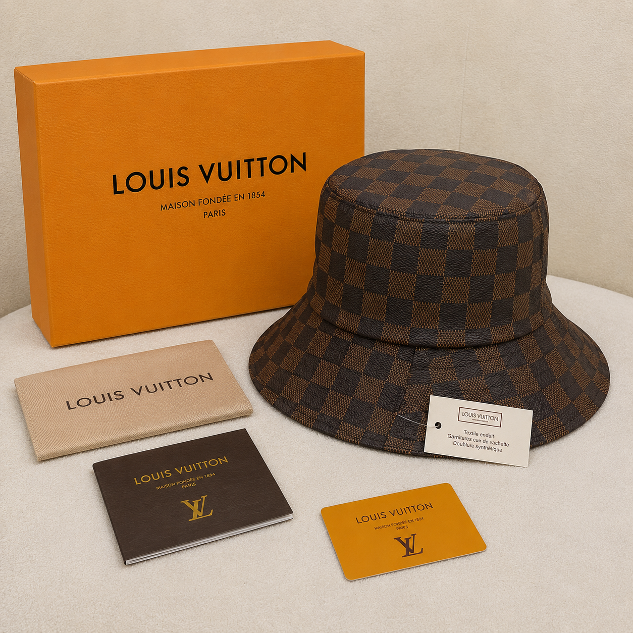Louis Vuitton Damier Reversible Bucket Hat