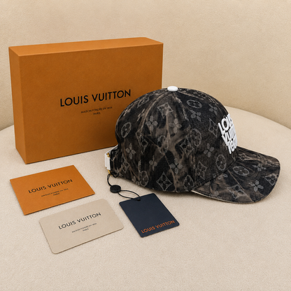 Louis Vuitton Monogram Embroidered Baseball Cap