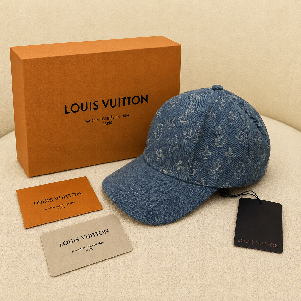 Louis Vuitton Monogram Denim Baseball Cap
