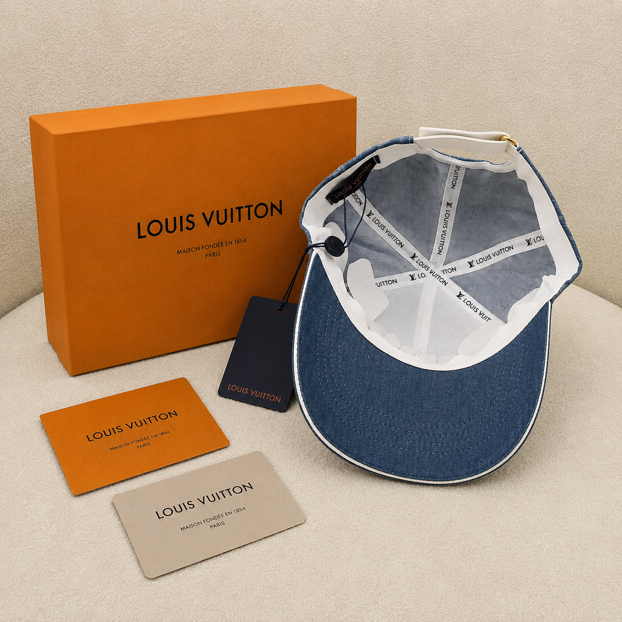 Louis Vuitton Monogram Denim Baseball Cap