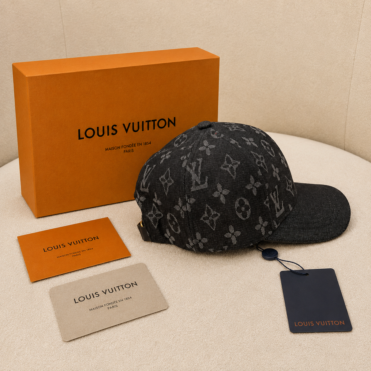 Louis Vuitton Monogram Denim Baseball Cap