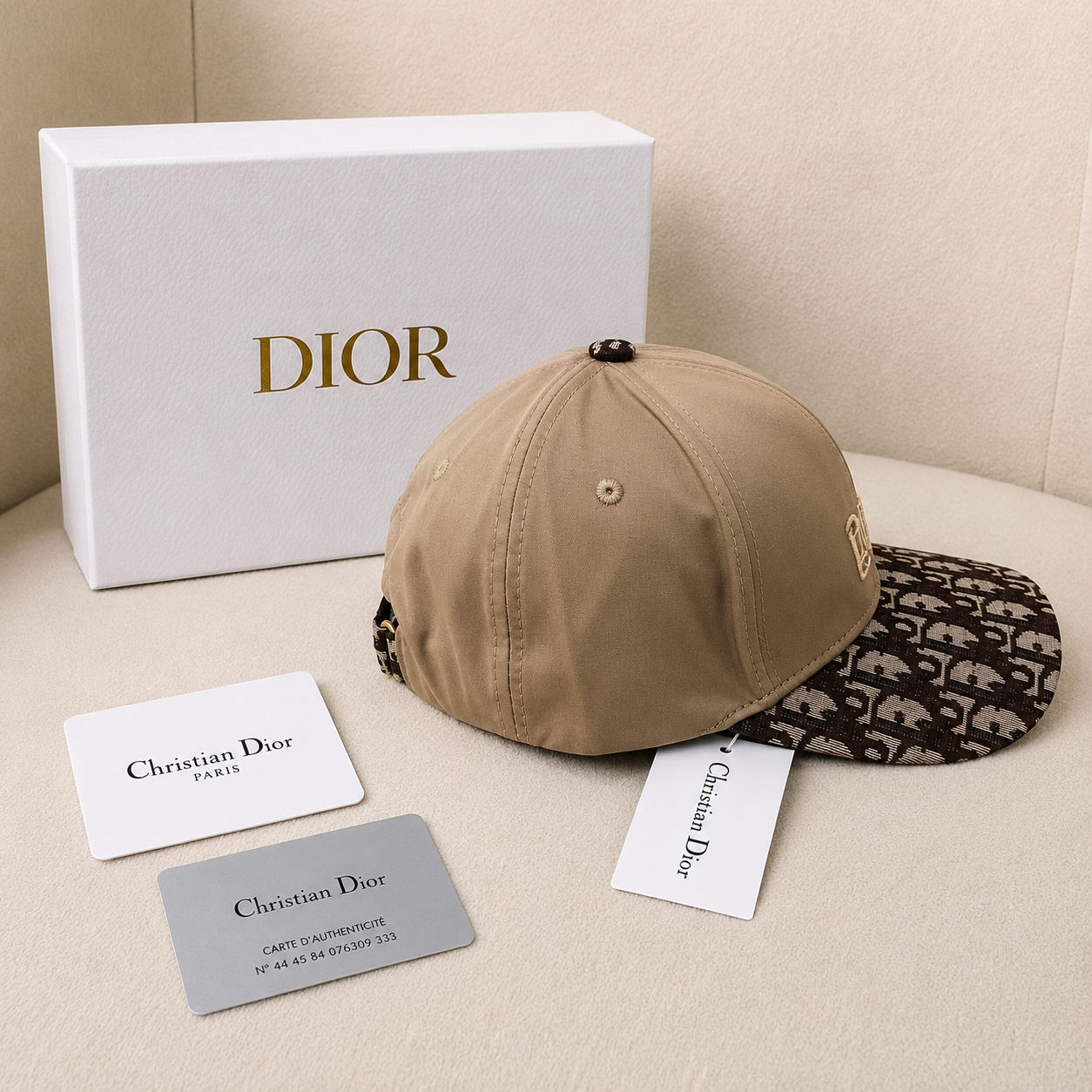 Christian Dior Oblique Baseball Cap