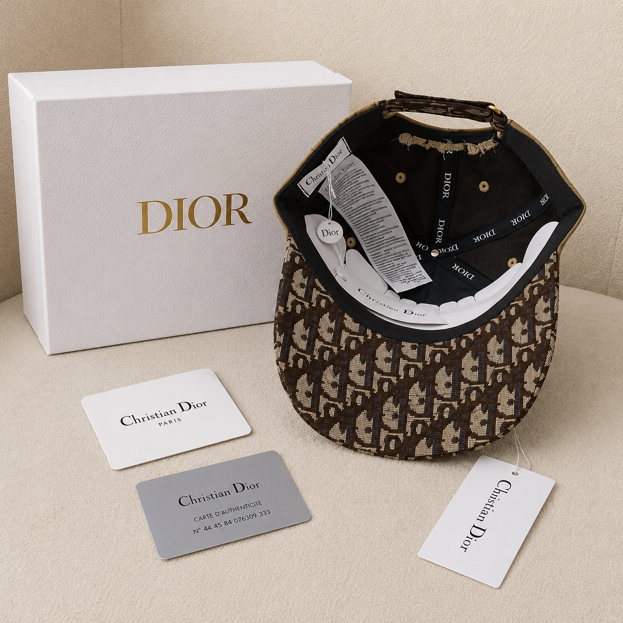 Christian Dior Oblique Baseball Cap