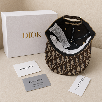 Christian Dior Oblique Baseball Cap