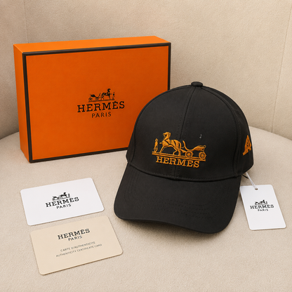 Hermès Paris Embroidered Baseball Cap