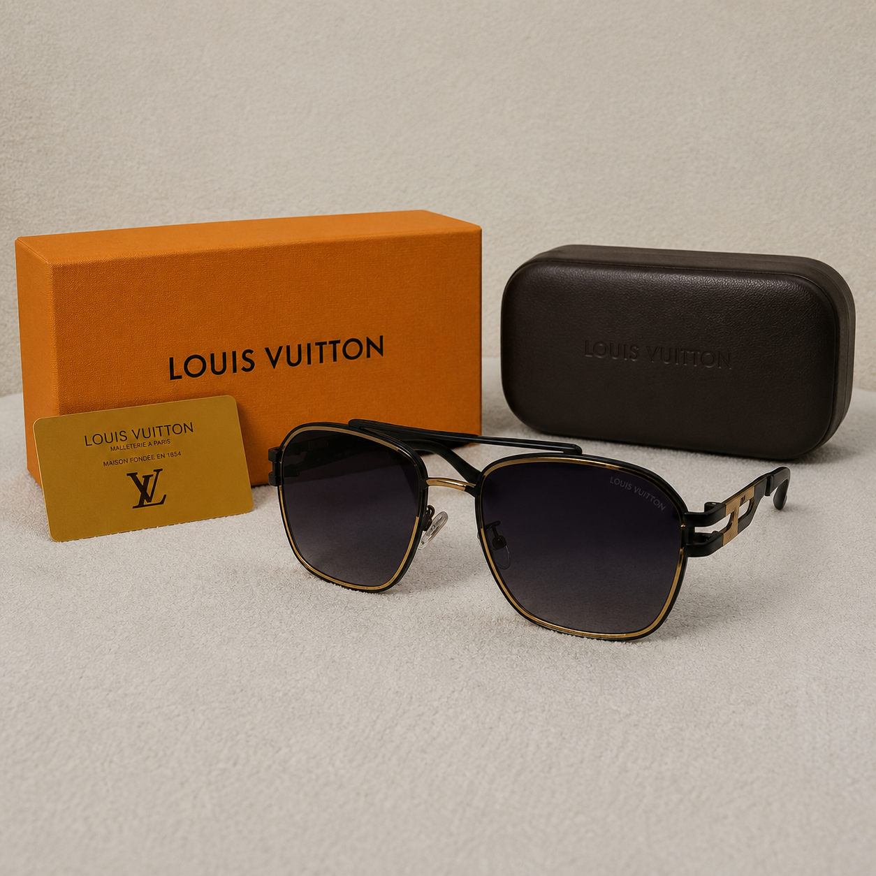 Louis Vuitton Luxury Navigator Square Sunglasses