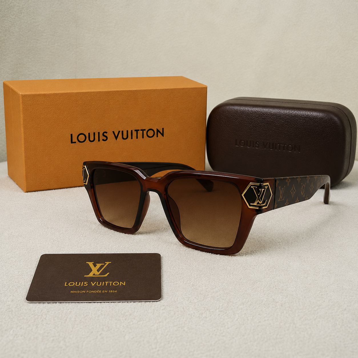 Louis Vuitton Monogram Luxe Square Sunglasses