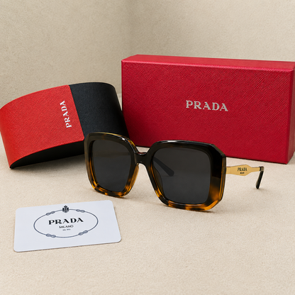 Prada Oversized Square Acetate Sunglasses
