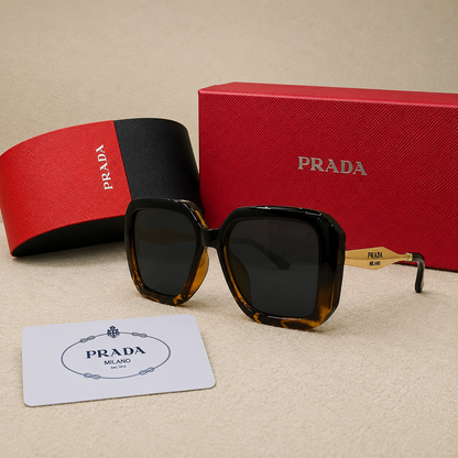 Prada Oversized Square Acetate Sunglasses