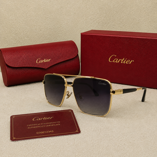 Cartier Santos Square Gradient Sunglasses