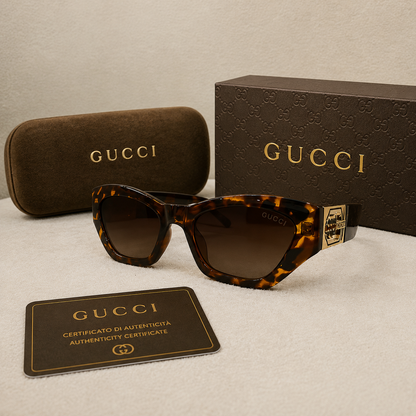 Gucci Interlocking GG Cat-Eye Sunglasses
