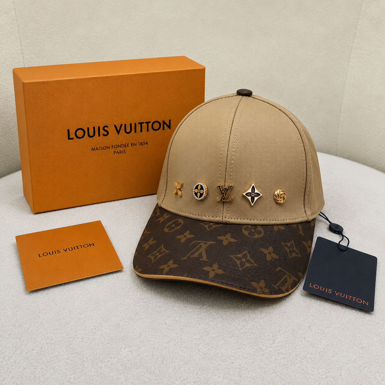 Louis Vuitton Monogram Luxury Baseball Cap