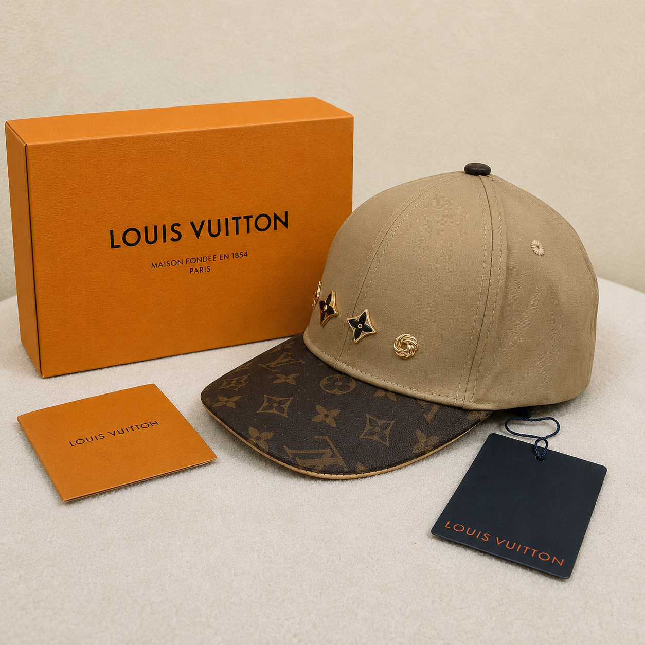 Louis Vuitton Monogram Luxury Baseball Cap
