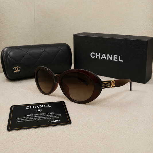Chanel Oval Oversized Sunglasses