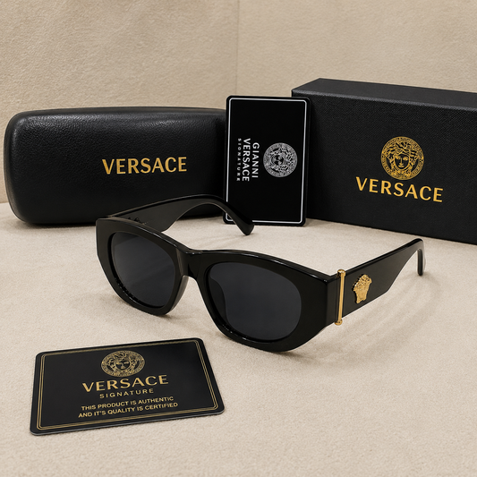 Versace Medusa Luxe Cat-Eye Sunglasses