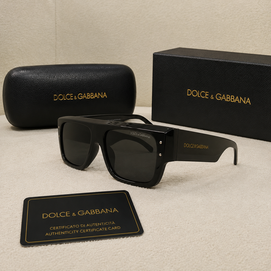 Dolce & Gabbana Milano Oversized Shield Sunglasses