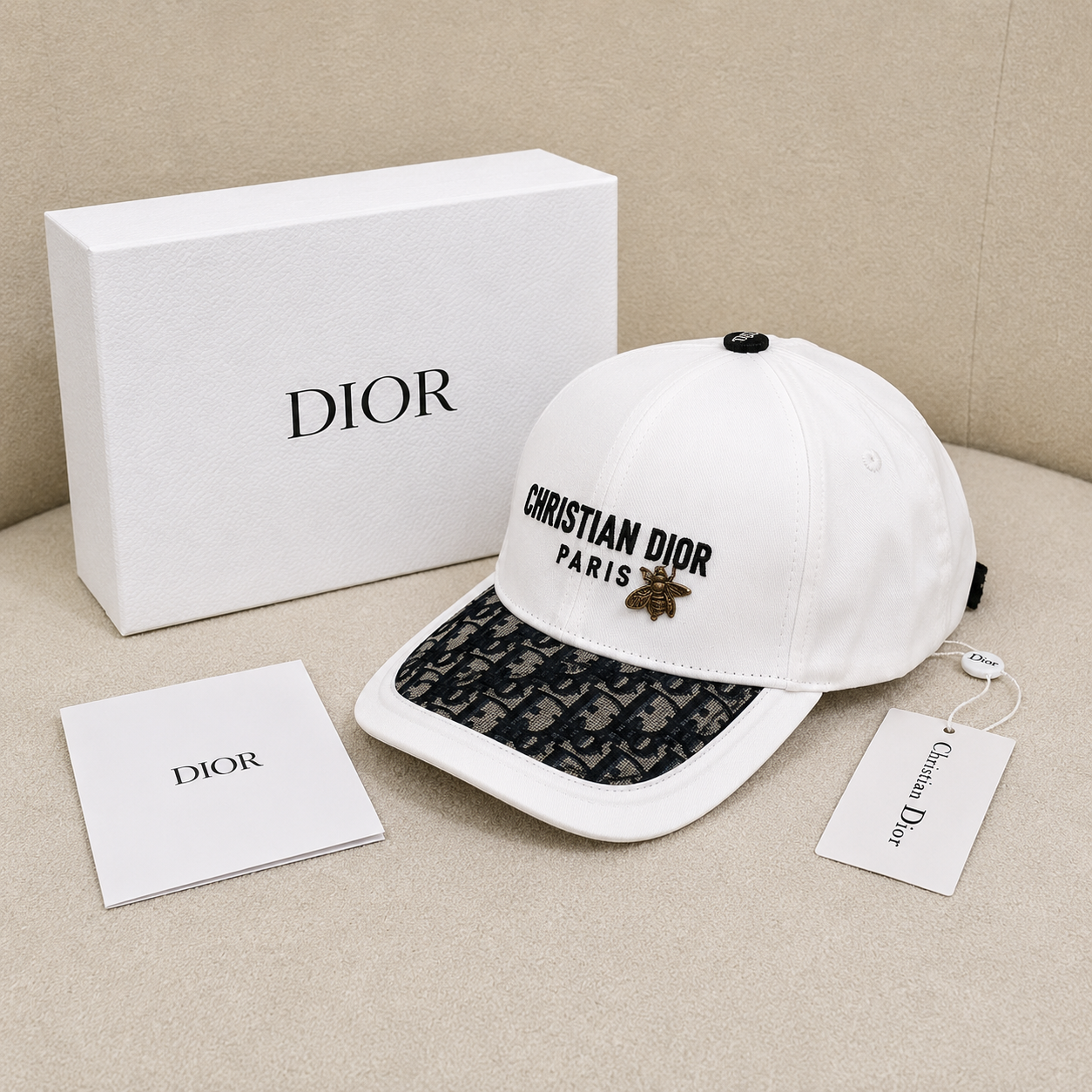 Christian Dior Oblique Baseball Cap