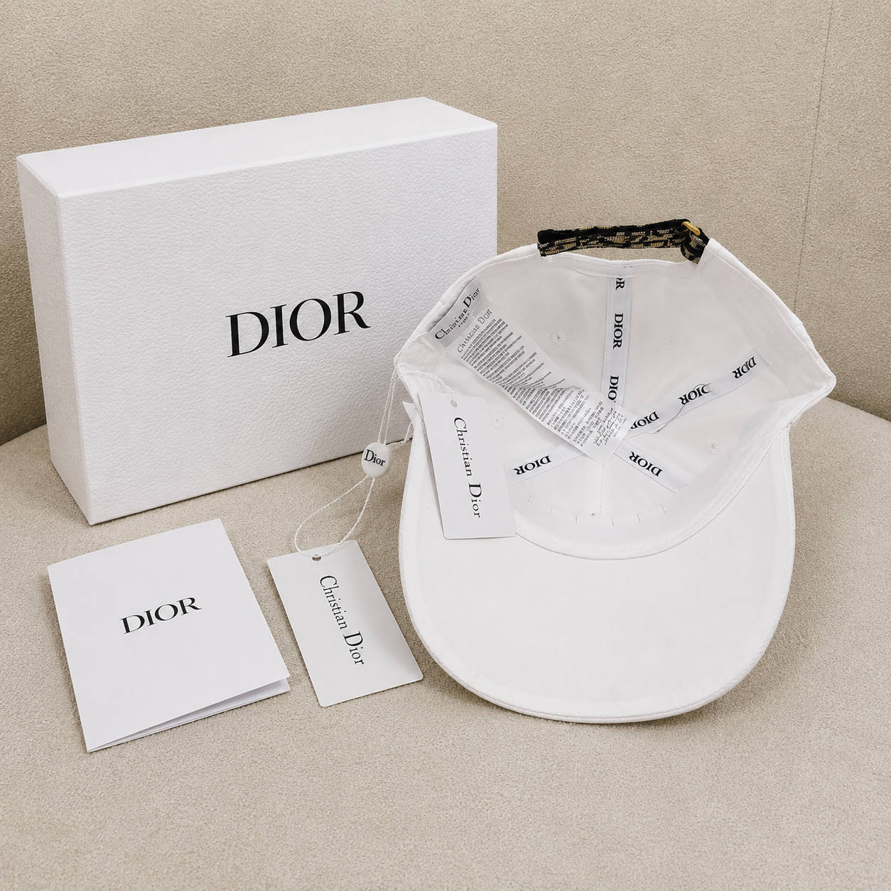 Christian Dior Oblique Baseball Cap