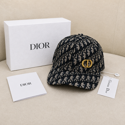 Christian Dior Oblique CD Logo Baseball Cap