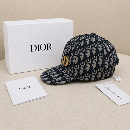 Christian Dior Oblique CD Logo Baseball Cap