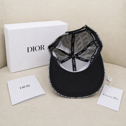 Christian Dior Oblique CD Logo Baseball Cap
