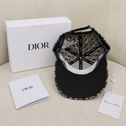 Christian Dior Oblique CD Logo Baseball Cap
