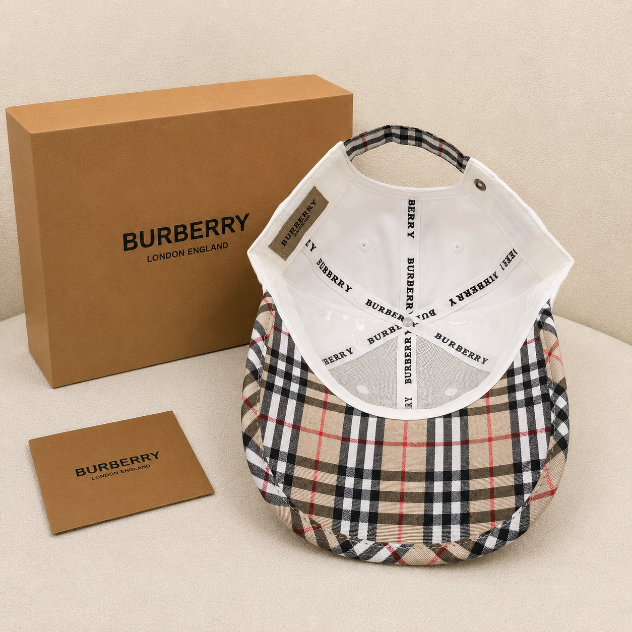 Burberry London England Embroidered Baseball Cap