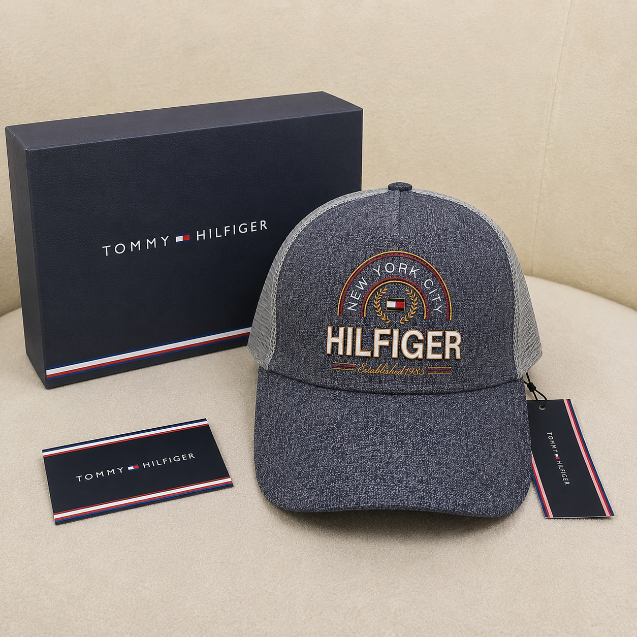 Tommy Hilfiger Premium Embroidered Baseball Cap