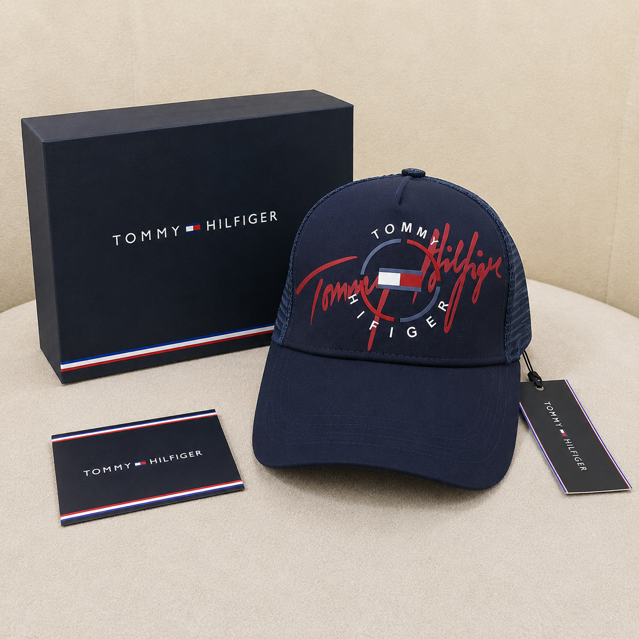 Tommy Hilfiger Premium Embroidered Baseball Cap