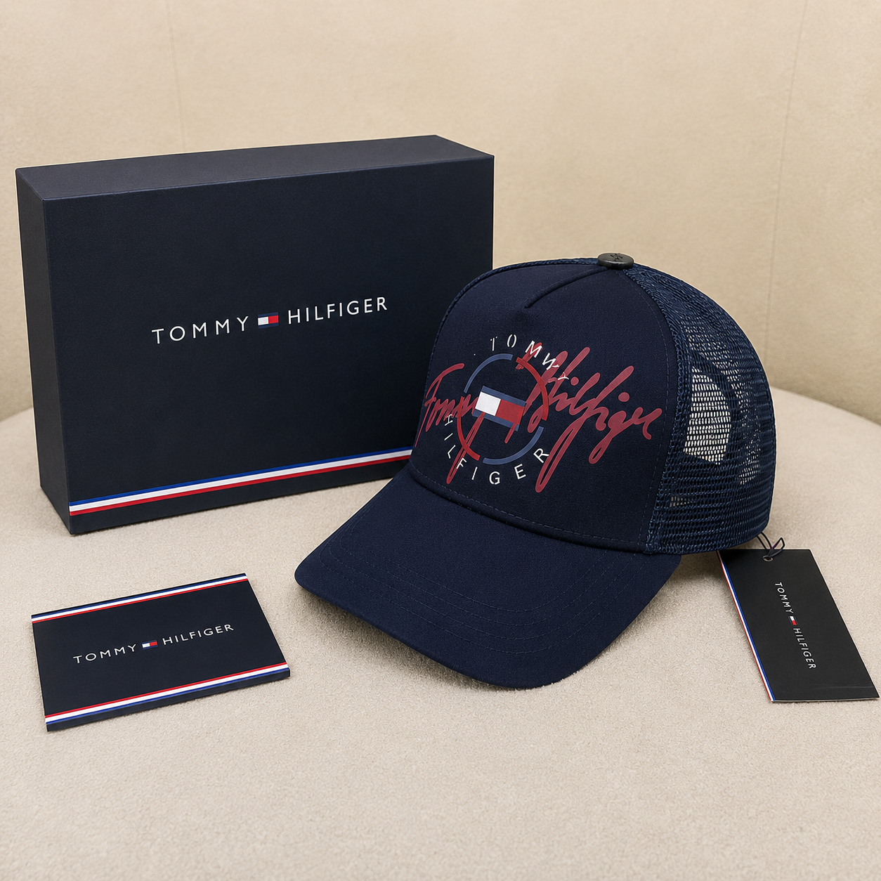 Tommy Hilfiger Premium Embroidered Baseball Cap