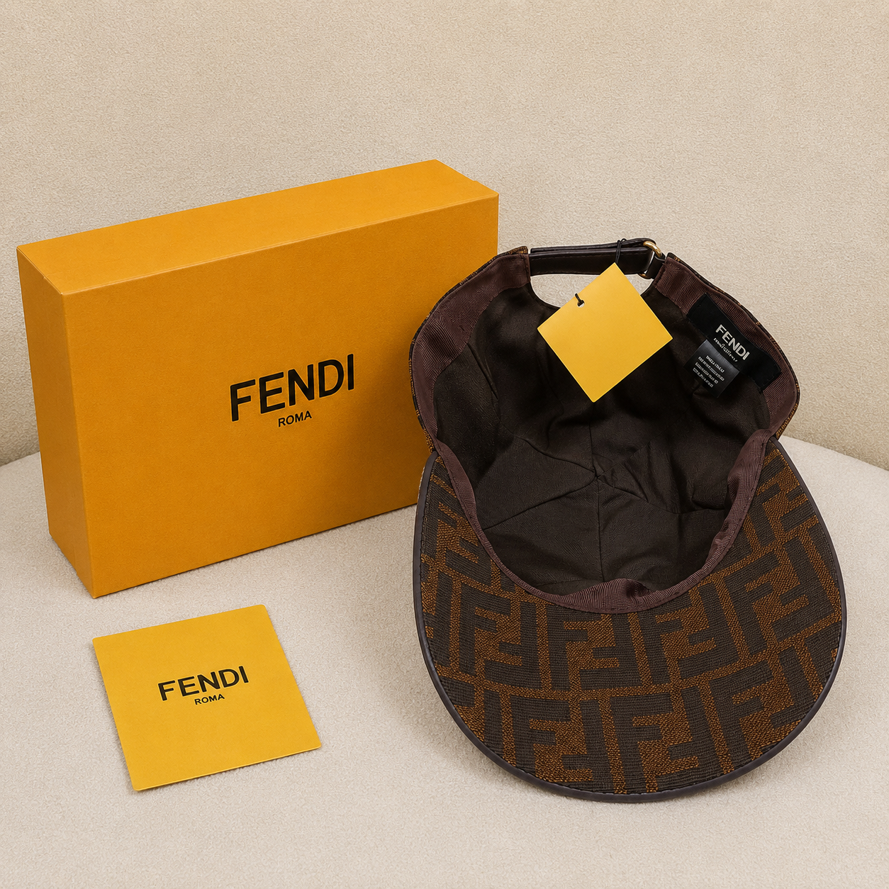 Fendi FF Monogram Classic Baseball Cap