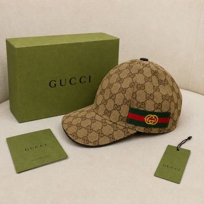 Gucci GG Supreme Monogram Baseball Cap