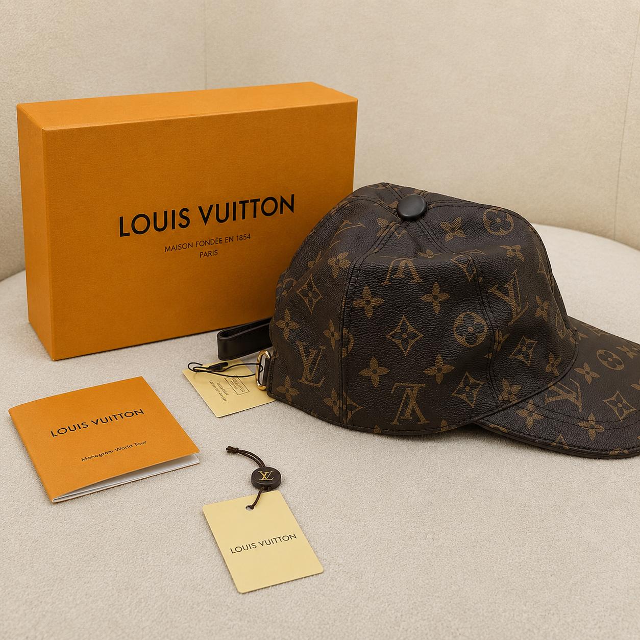 Louis Vuitton Monogram Eclipse Baseball Cap