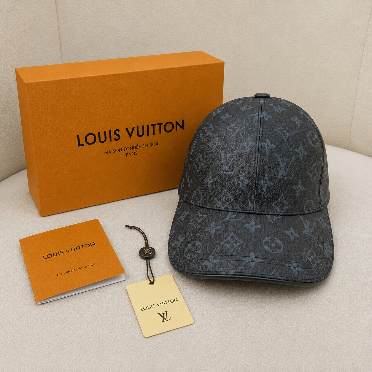 Louis Vuitton Monogram Eclipse Baseball Cap