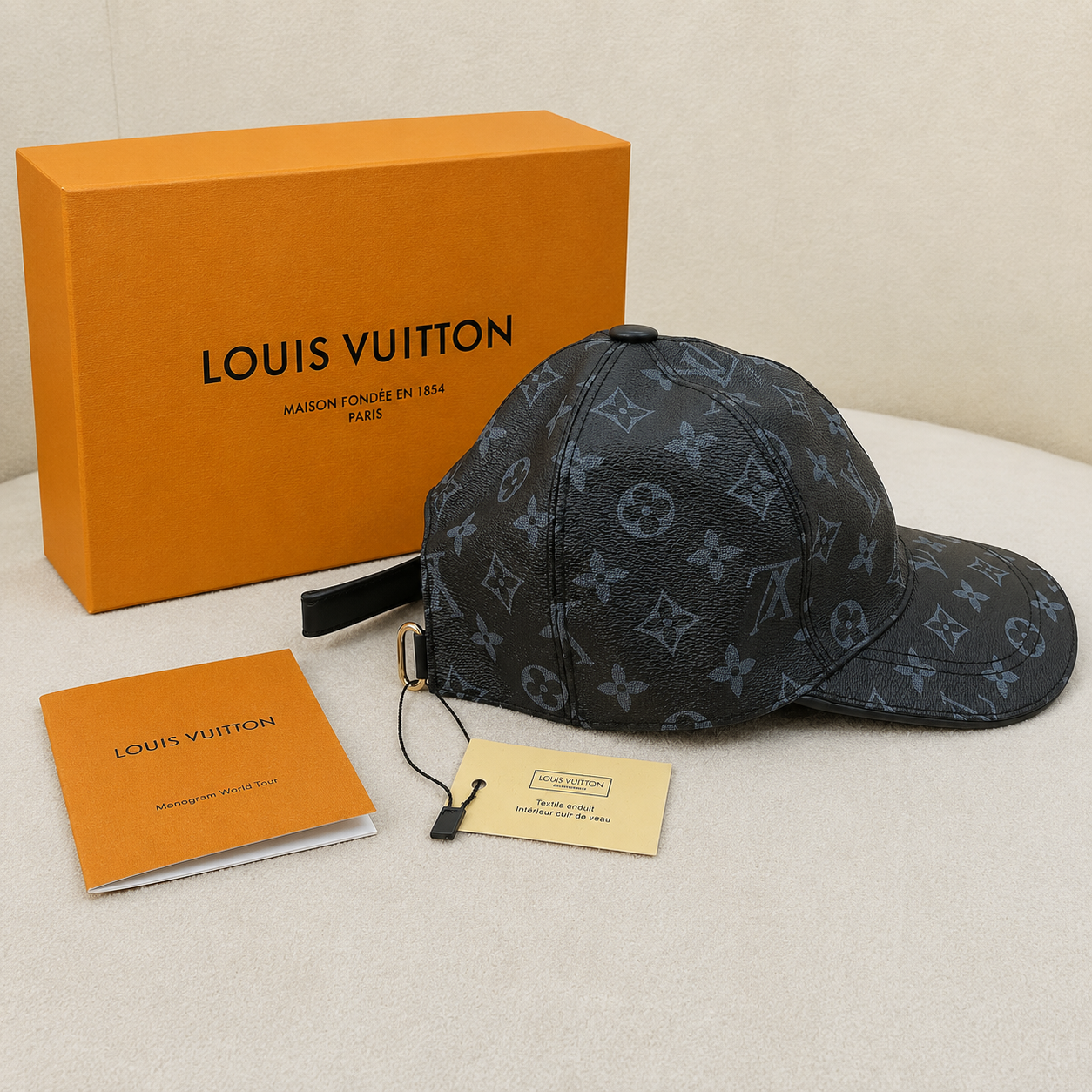 Louis Vuitton Monogram Eclipse Baseball Cap