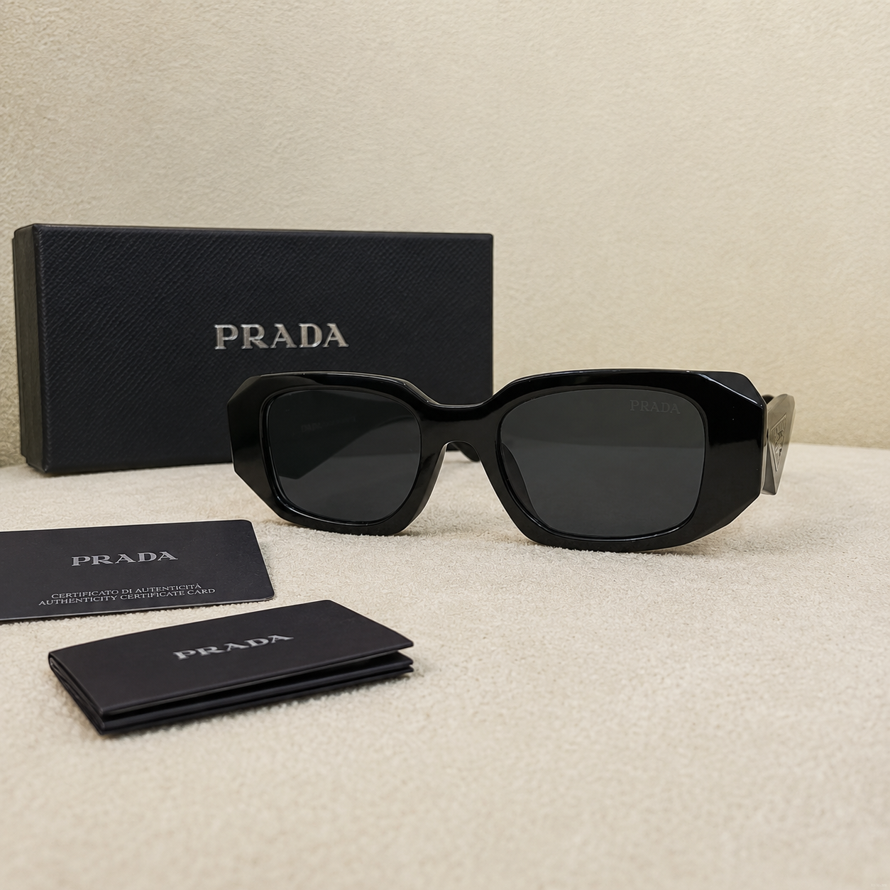 Prada Symbole Oversized Square Sunglasses