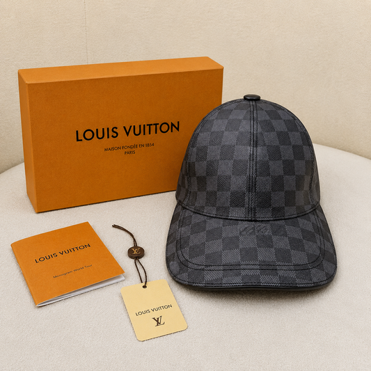 Louis Vuitton Damier Ebene & Graphite Baseball Cap