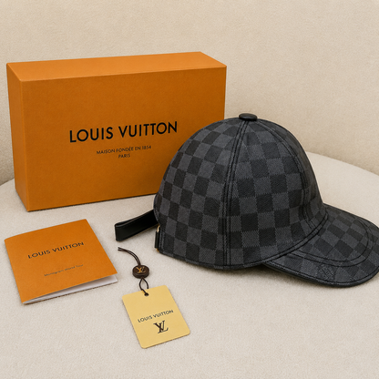 Louis Vuitton Damier Ebene & Graphite Baseball Cap