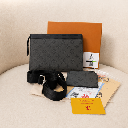 Louis Vuitton Monogram Eclipse Travel Messenger Bag