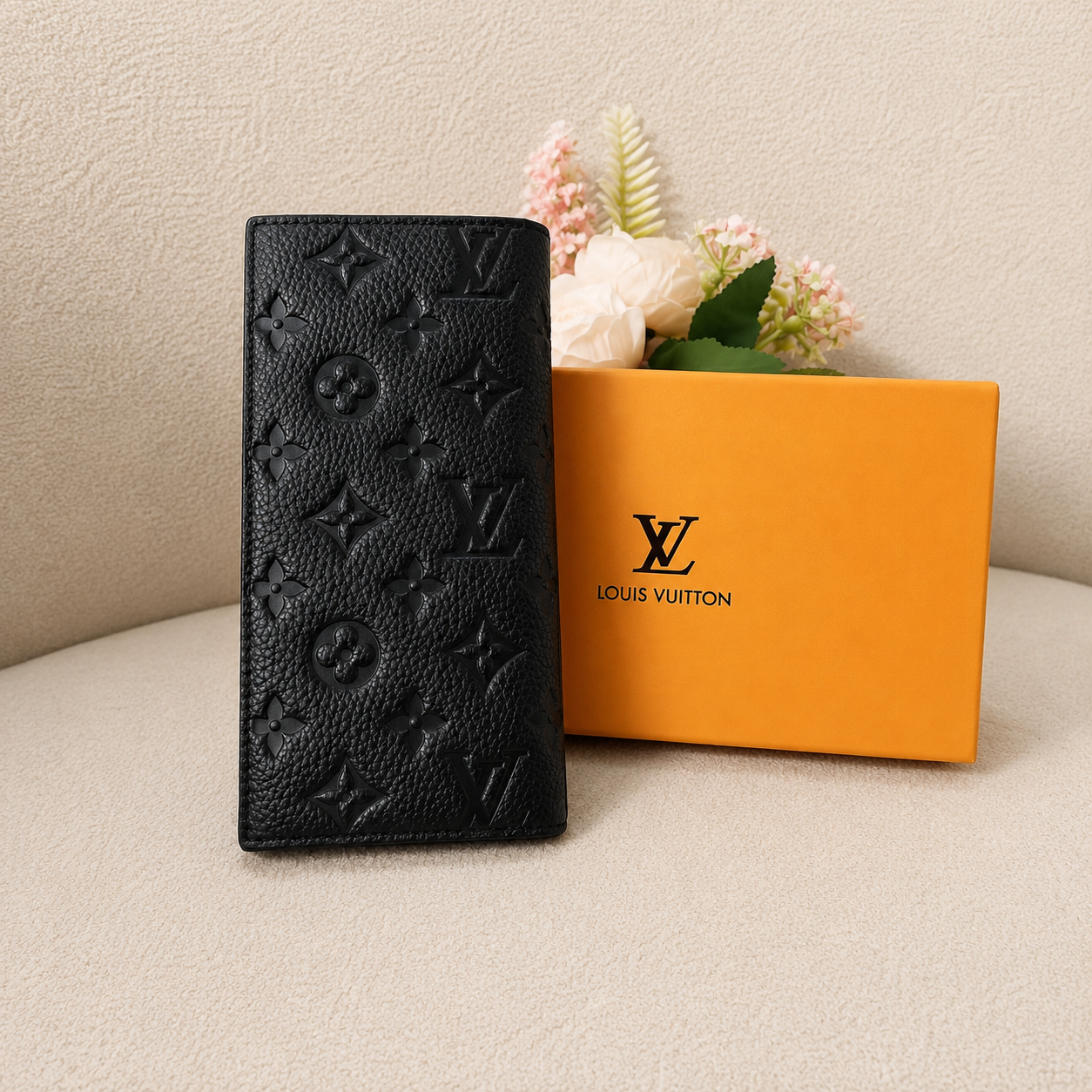 Louis Vuitton Monogram Empreinte Long Wallet – Black