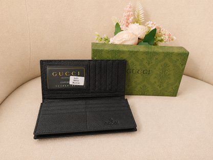 Gucci GG Matelassé Long Wallet – Black