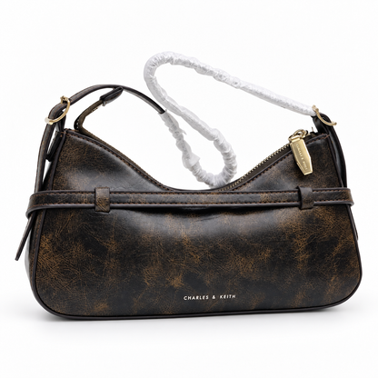 Charles and Keith Curved Shoulder Bag