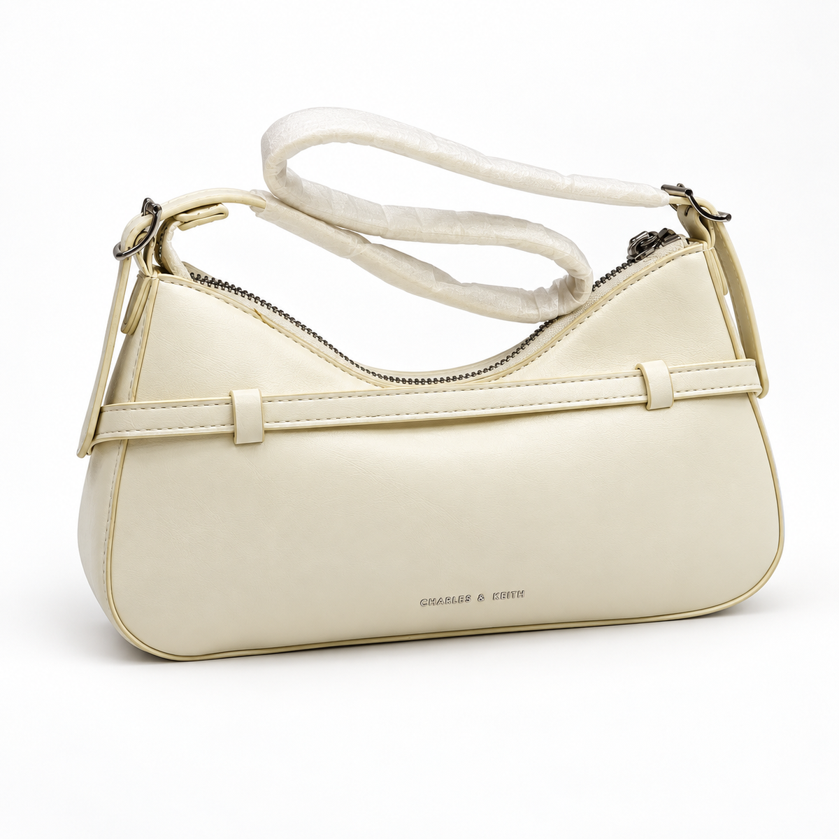 Charles and Keith Curved Shoulder Bag