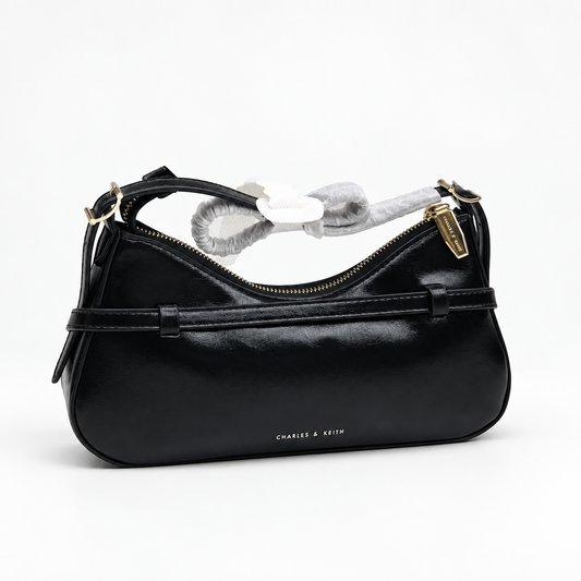 Charles and Keith Curved Shoulder Bag