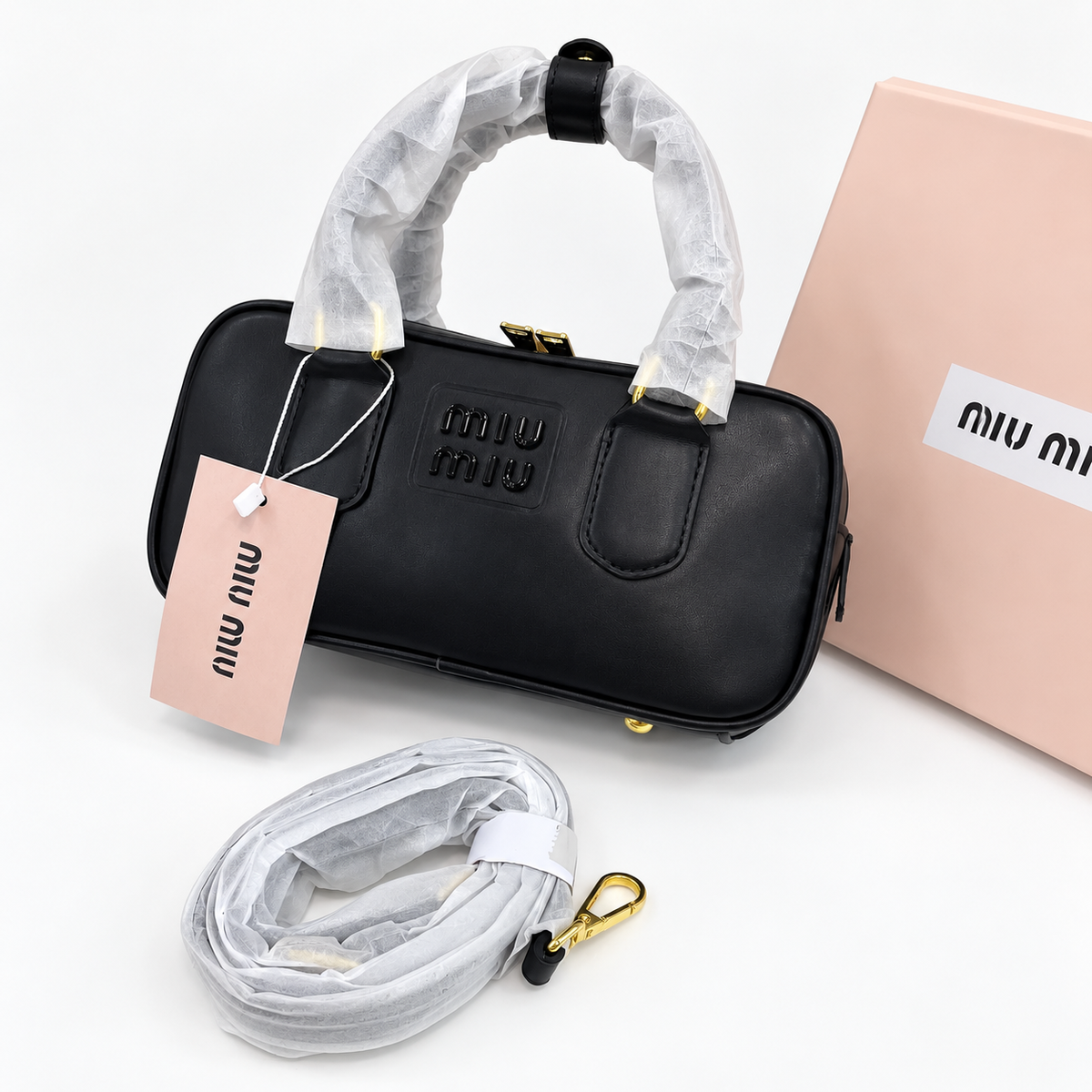 Miu Miu Structured Mini Boston Bag